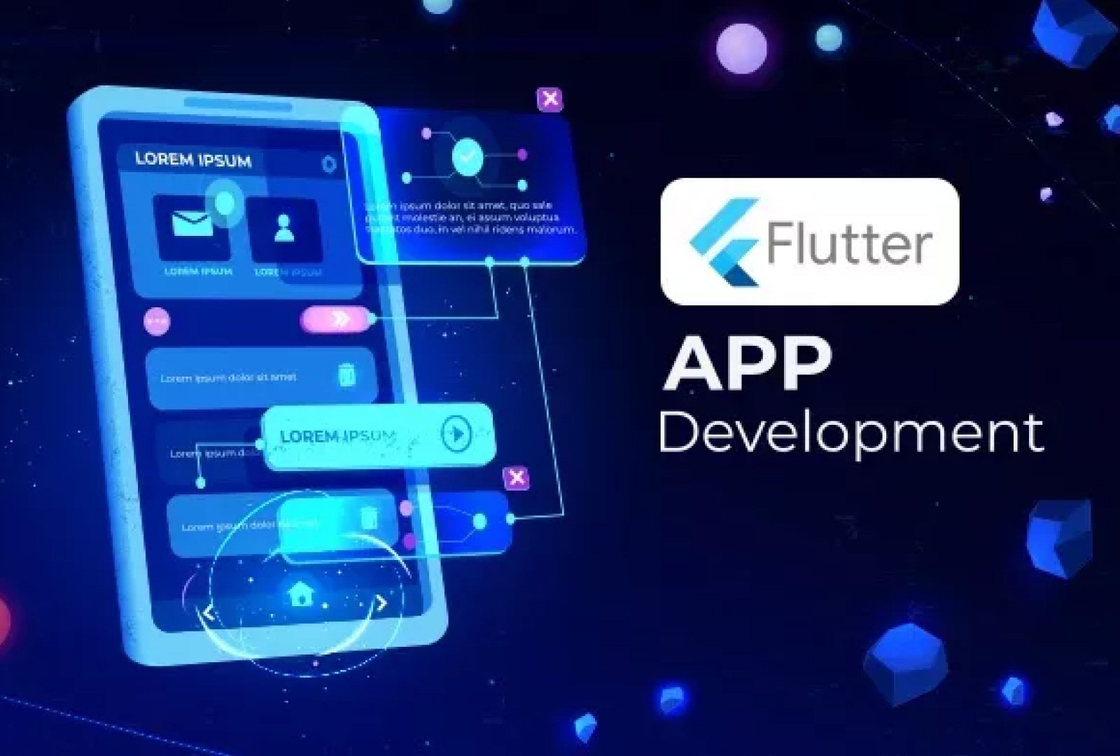 Flutter cross-platform app development